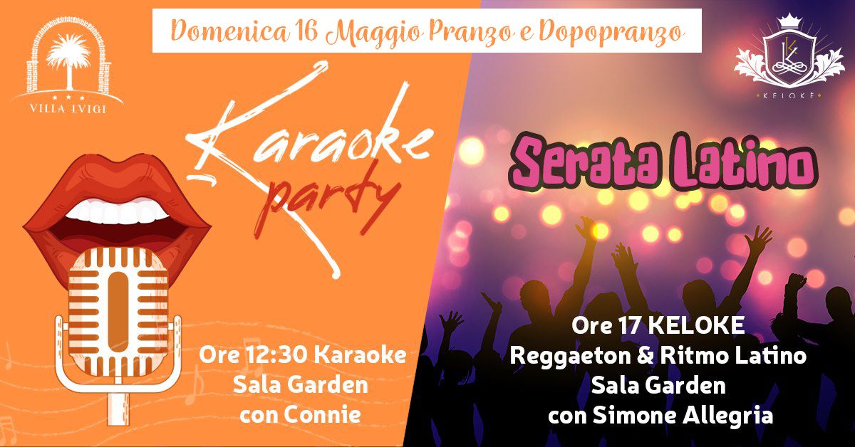Karaoke, Reggaeton & Ritmo Latino al Villa Luigi
