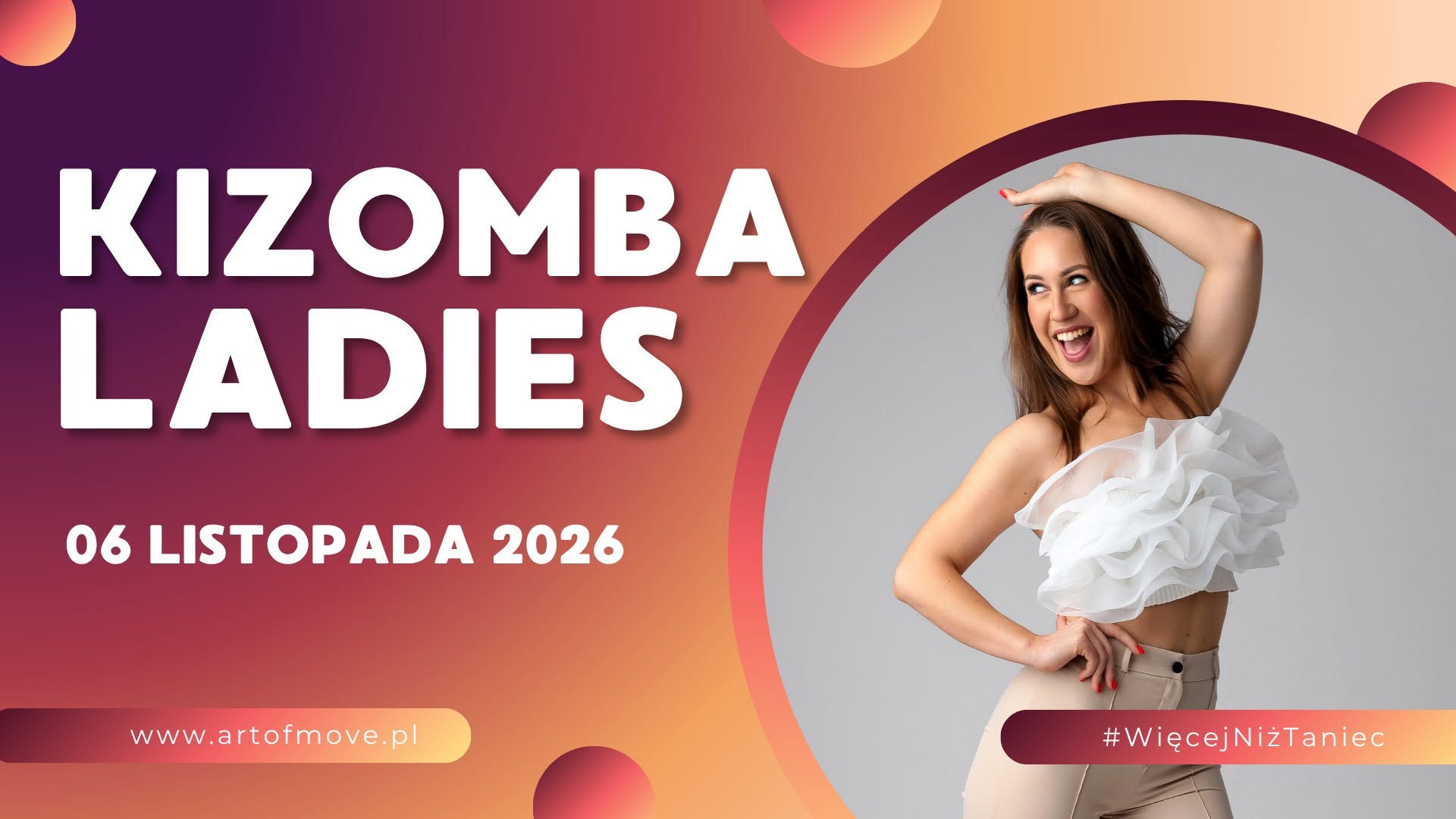 Kizomba Ladies - zajęcia open 06.11 Art of Move