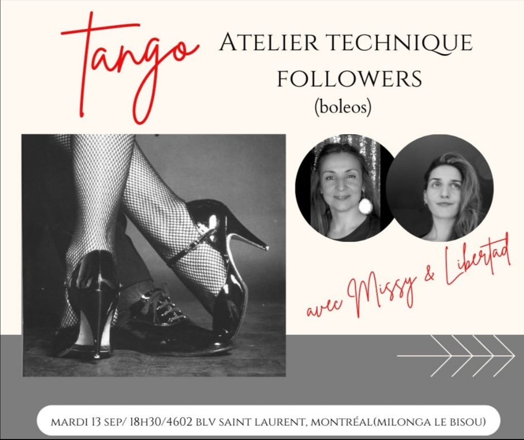 Technique Tango Followers (Boleos)