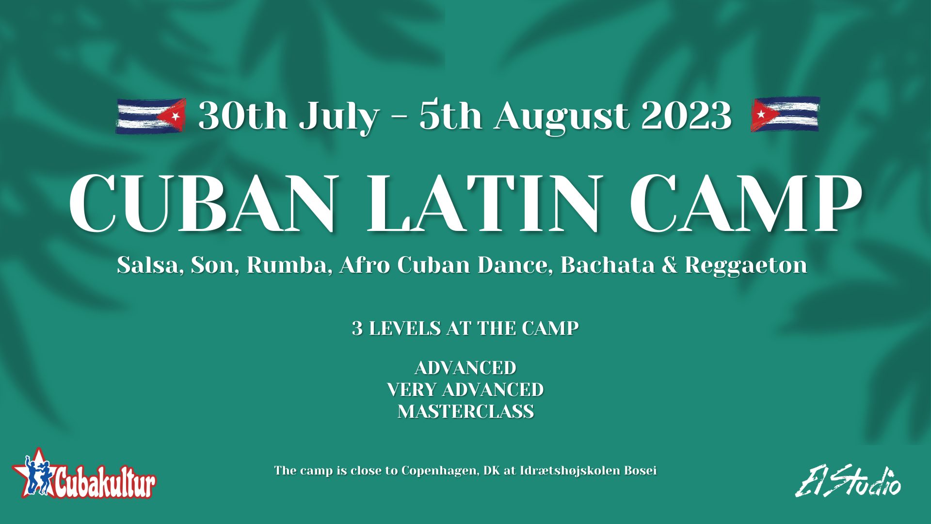 Cuban Latin Summer Camp in Denmark July 30th - August 5th 2023