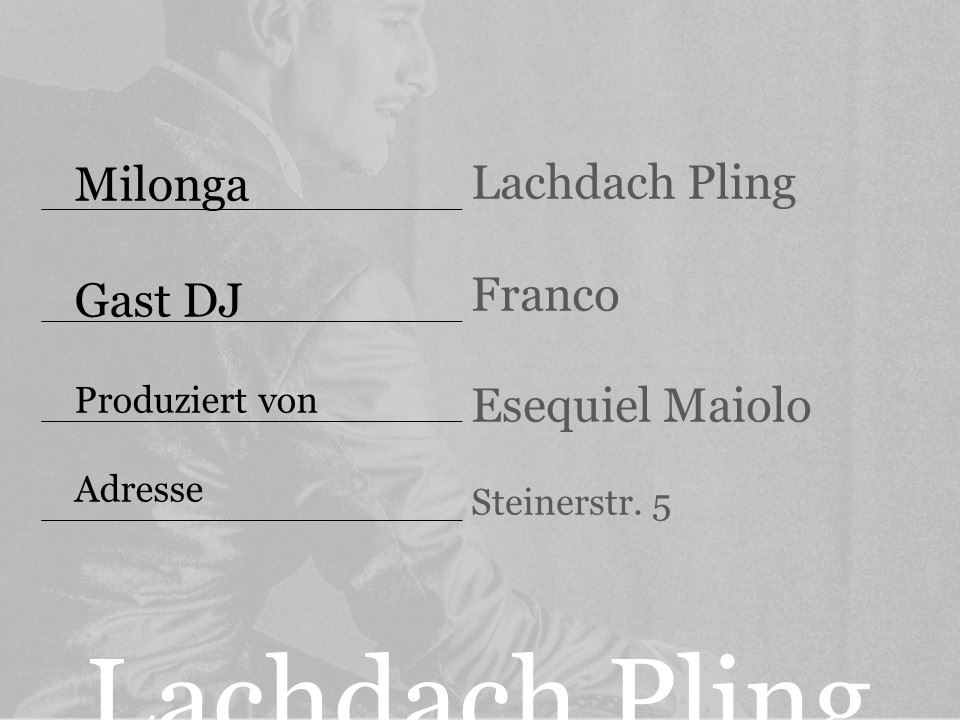 Neolonga in Lachdach Pling