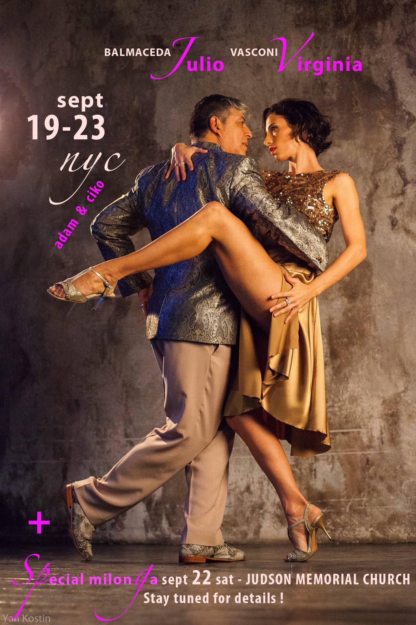 Julio Balmaceda & Virginia Vasconi in NYC