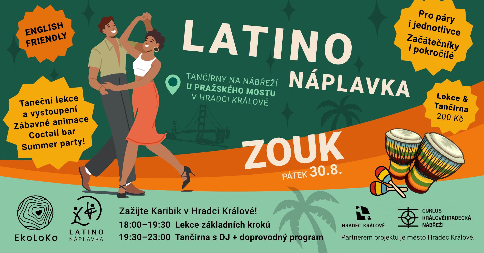 Latino Náplavka 2024: Zouk & Latino Mix Party