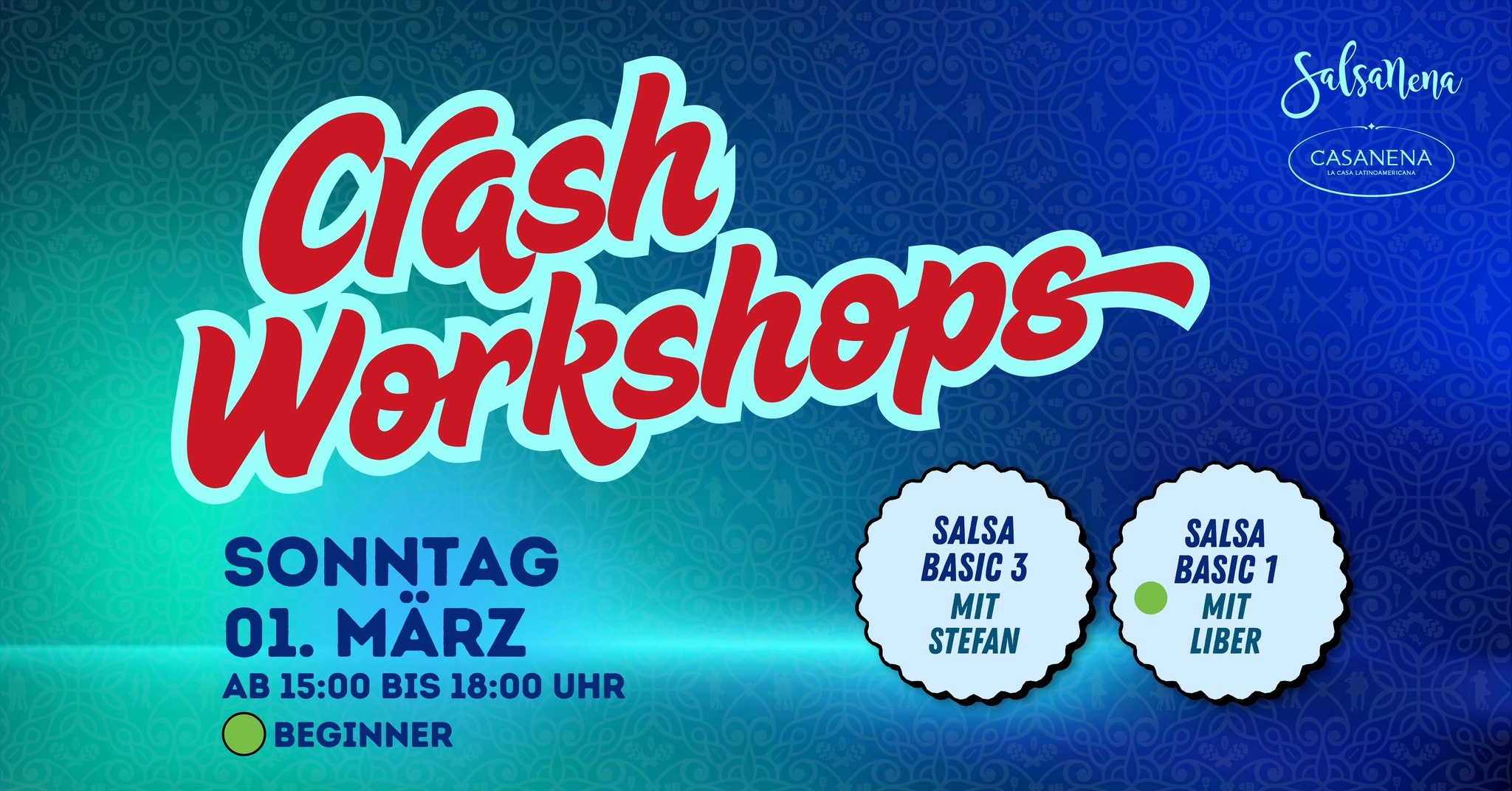 SONNTAG - CRASH- WORKSHOPS 💃🥳😎
