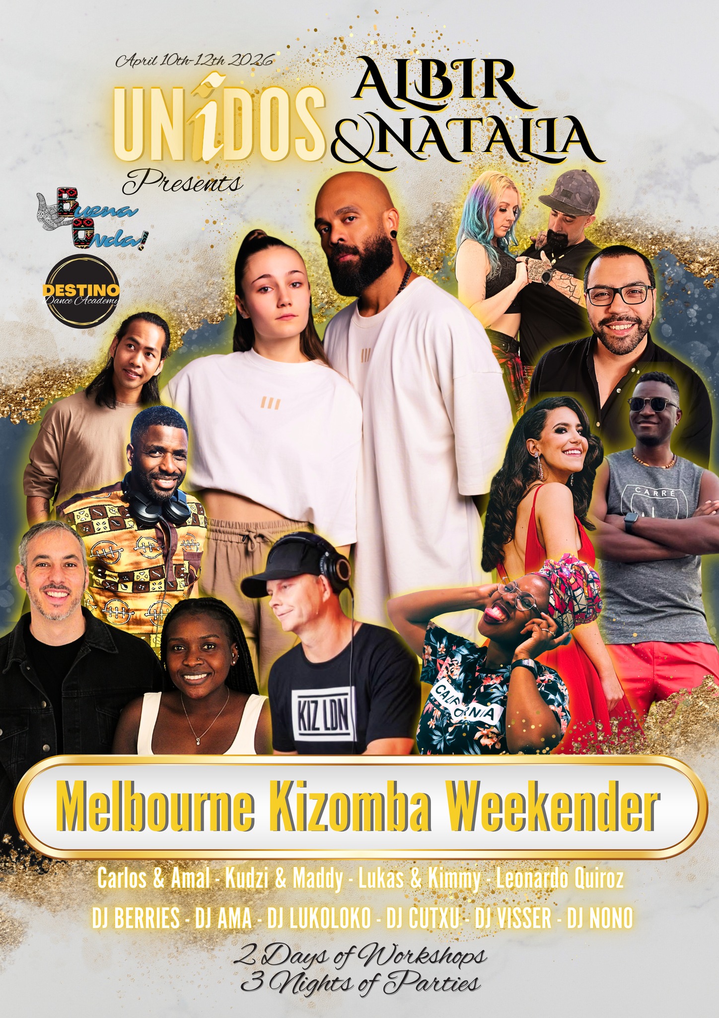 UNIDOS Presents: Albir & Natalia! Melbourne Kizomba Weekender