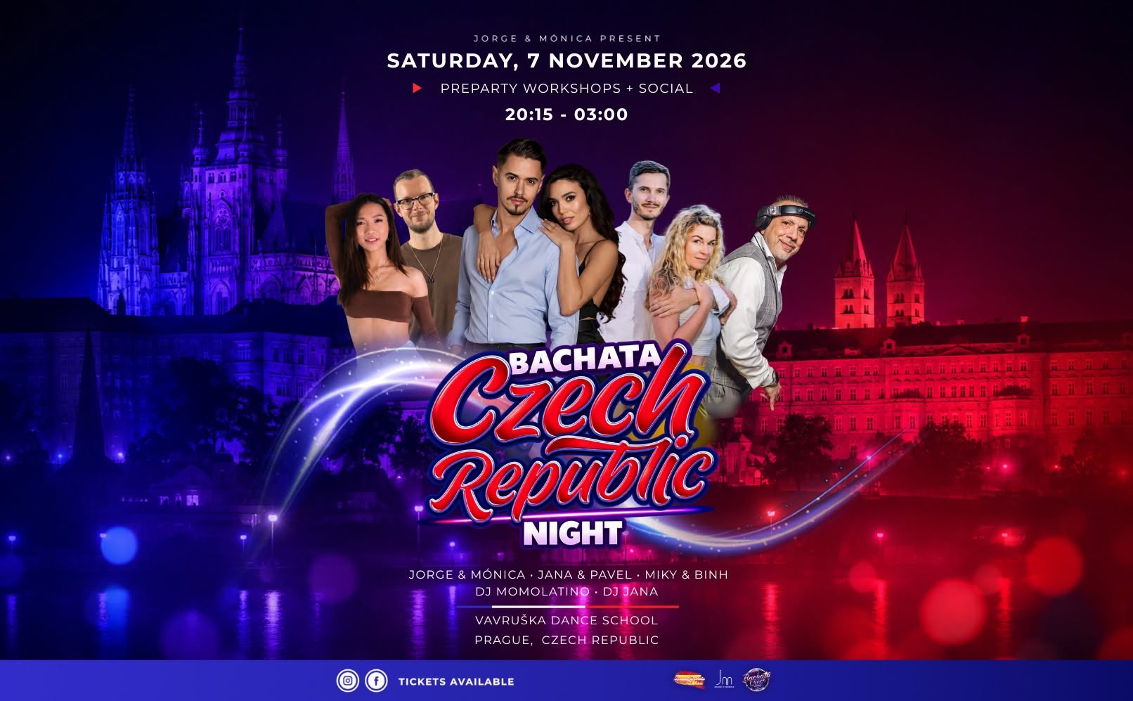 Bachata Czech Republic NIGHT 🌙🇨🇿