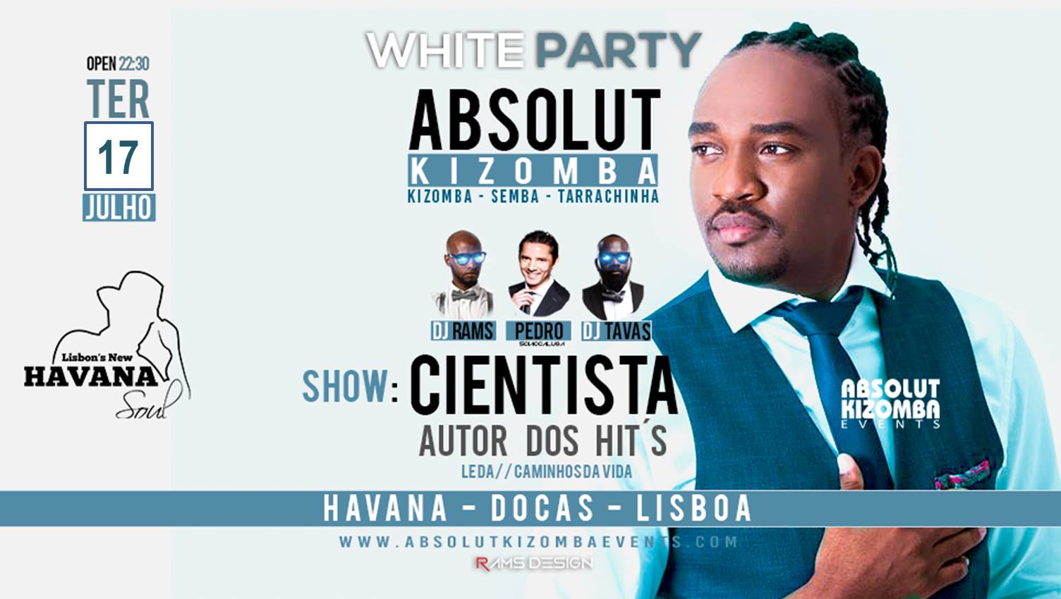 Terças Absolut Kizomba at Havana - White Party