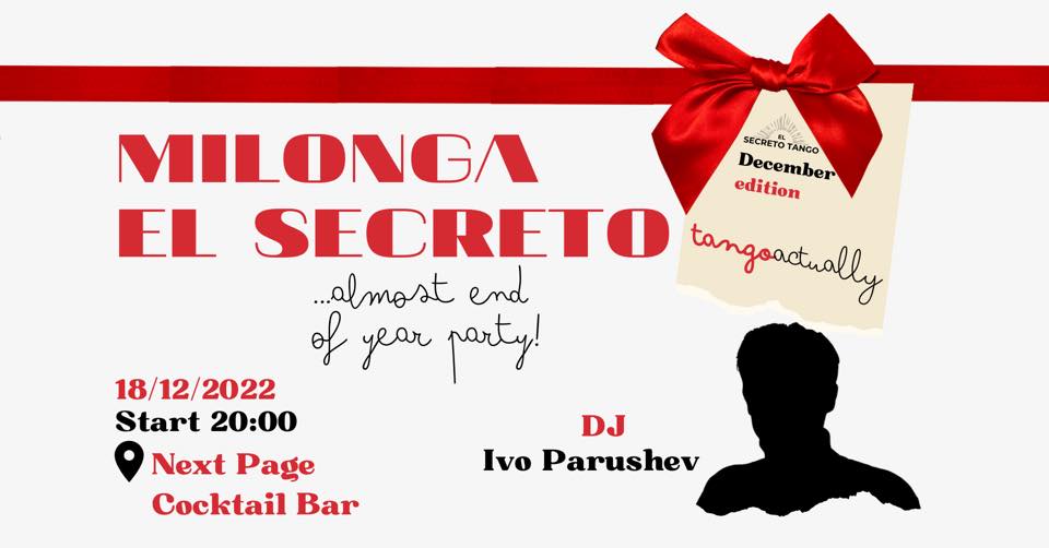 Milonga “El Secreto” - December edition