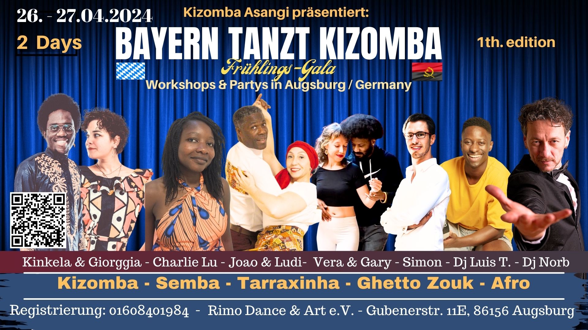 BAYERN TANZT KIZOMBA - Frühlings - GALA in AUGSBURG - GERMANY