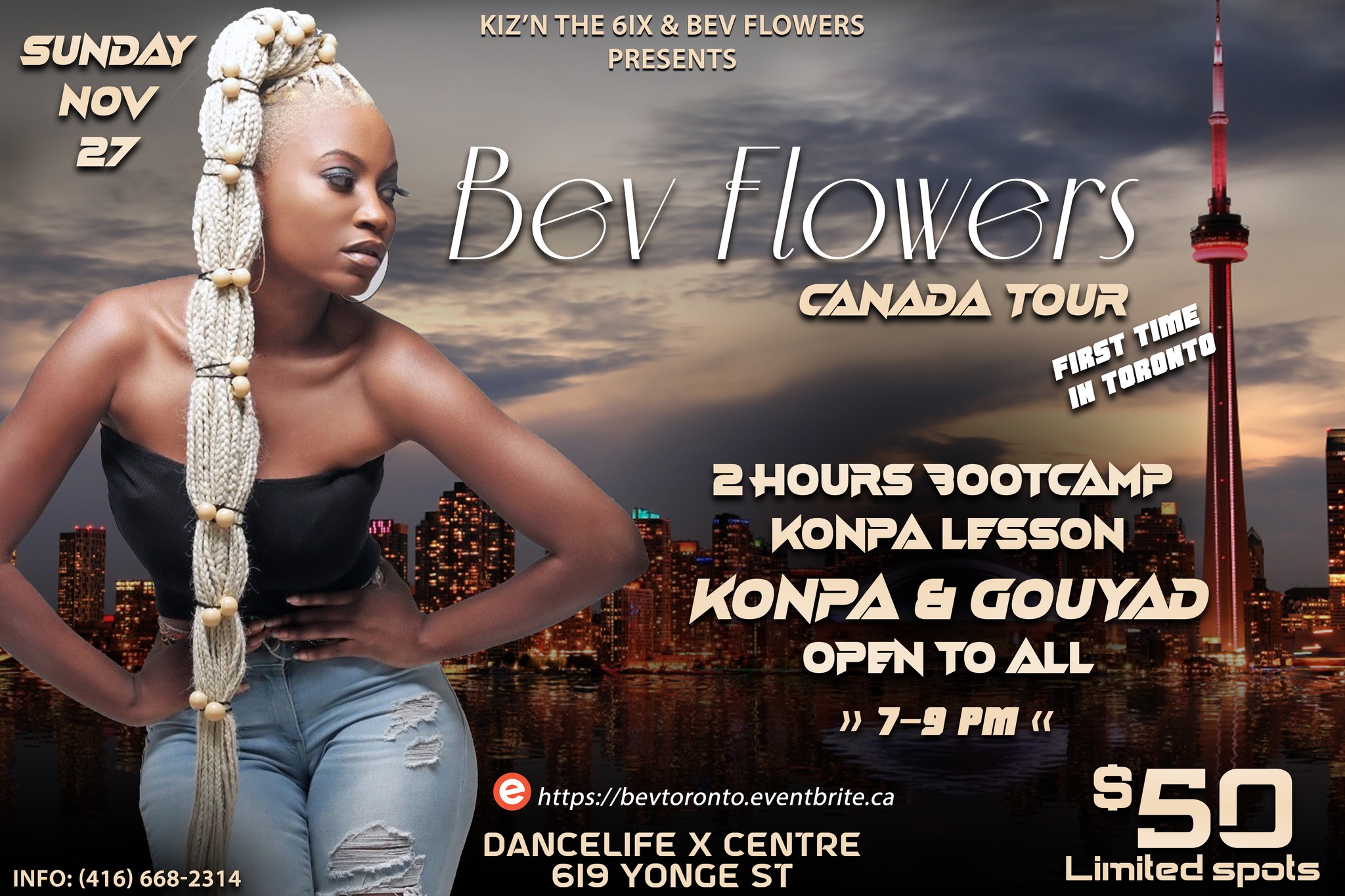 🌺Bev Flowers in Toronto (Konpa & Gouyad) Bootcamp