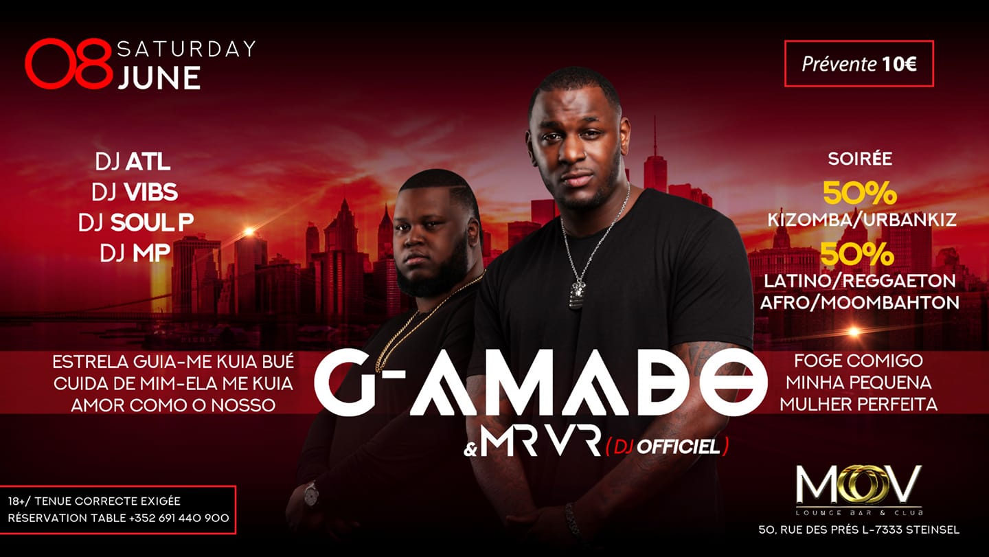 Moov G-AMADO & Mr Vr + 4Djs