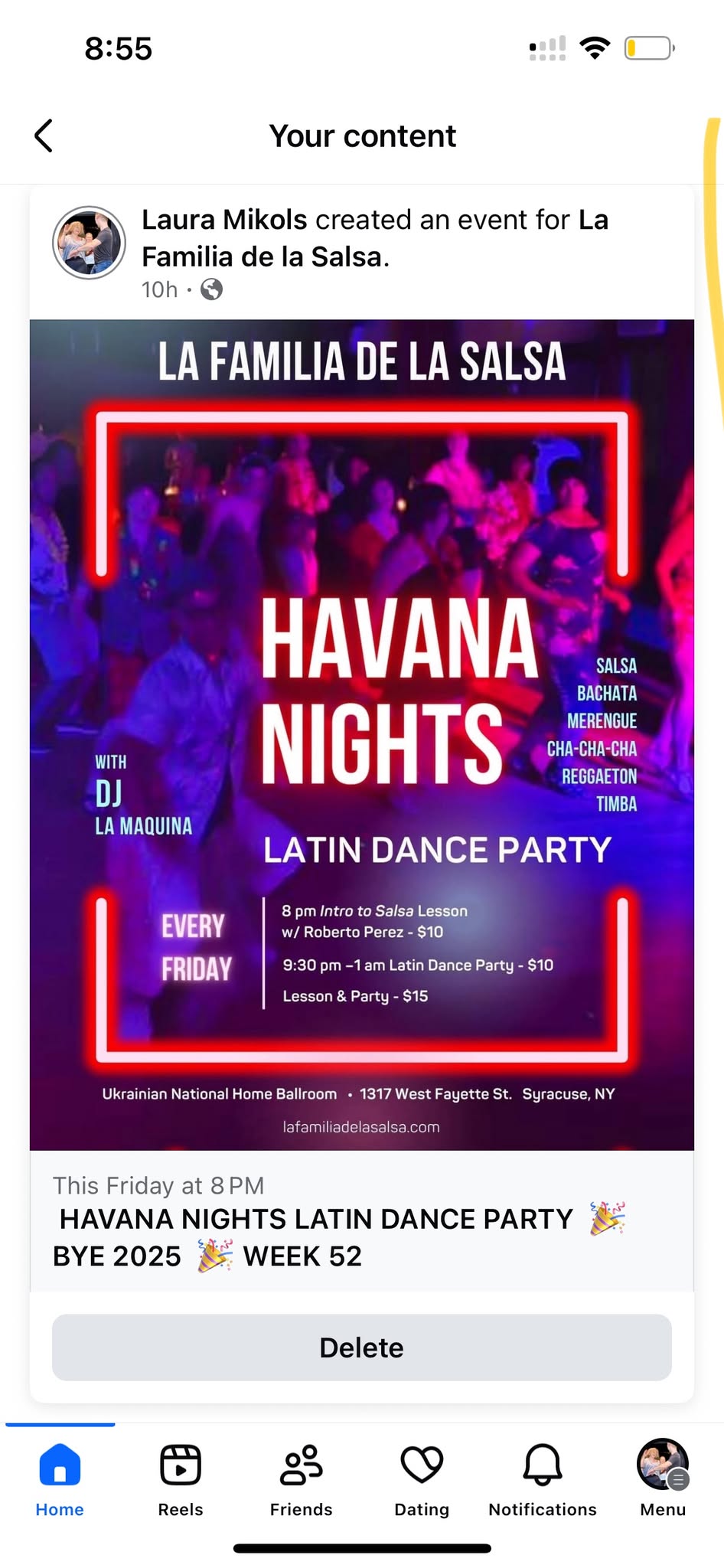 HAVANA NIGHTS LATIN DANCE PARTY 🔥 AZÚCAR 🔥 52 Weeks A Year