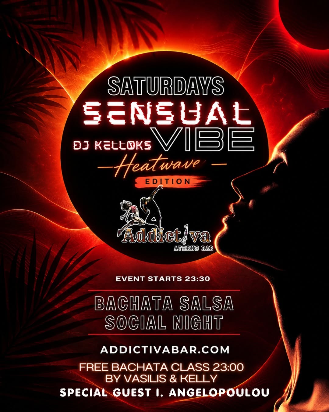 Sensual Vibe Saturdays Bachata Social Dancing Night Rooftop Party