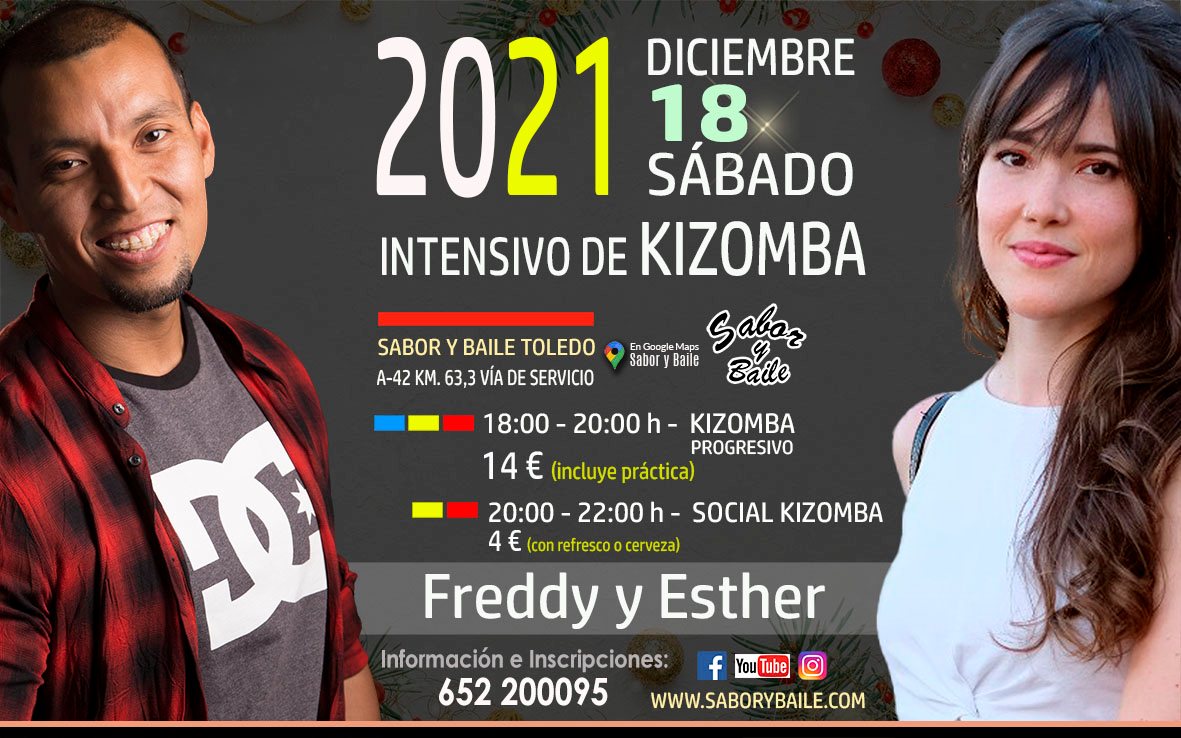 Intensivo de KIZOMBA, con Freddy y Esther, en Sabor y Baile