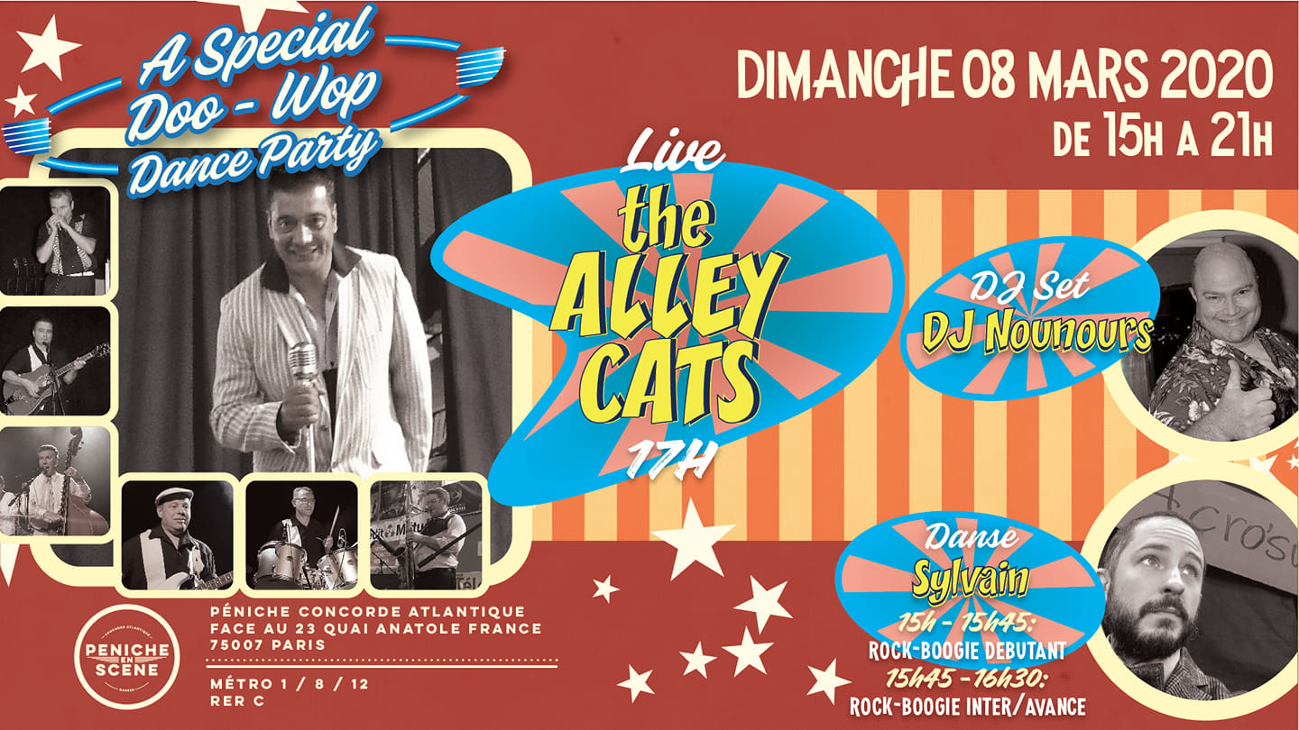 ANNULE: Live The Alley Cats @Péniche Concorde Atlantique