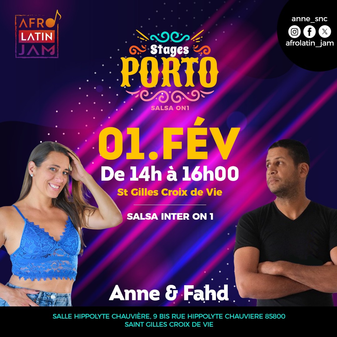 STAGE SALSA PORTO INTERMÉDIAIRE