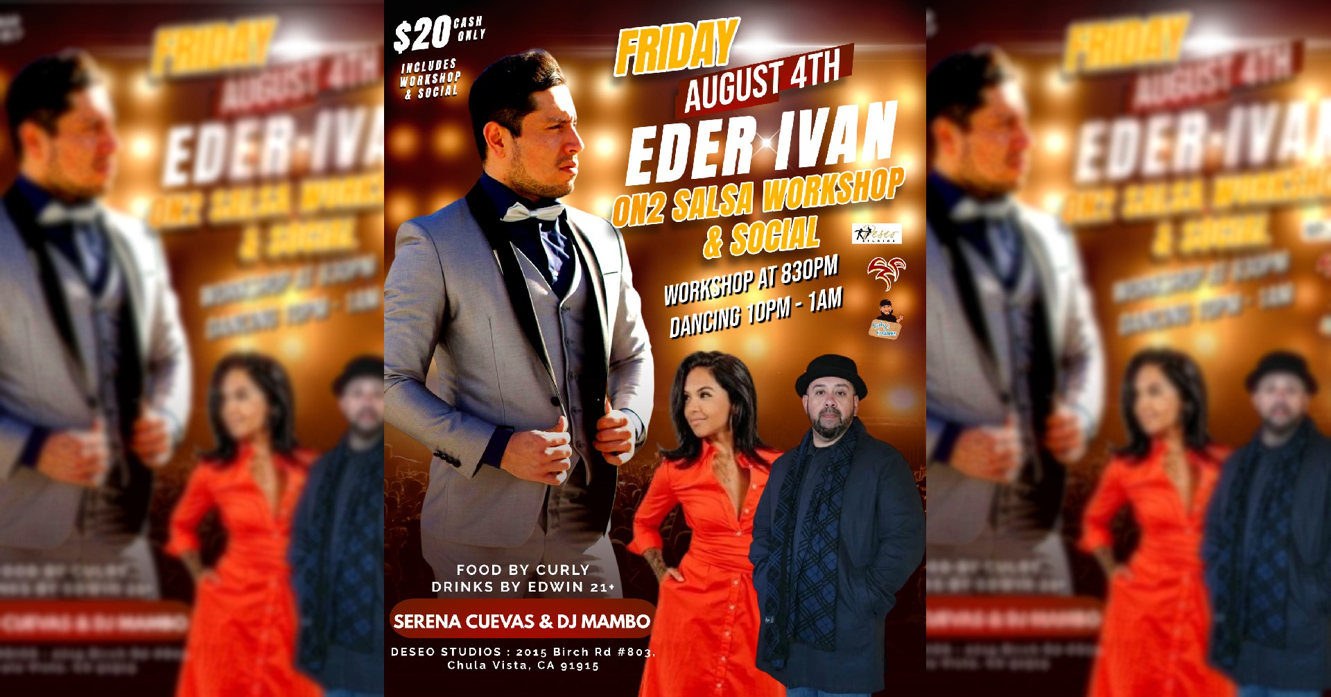 EDER IVAN ON2 SALSA WORKSHOP & SOCIAL