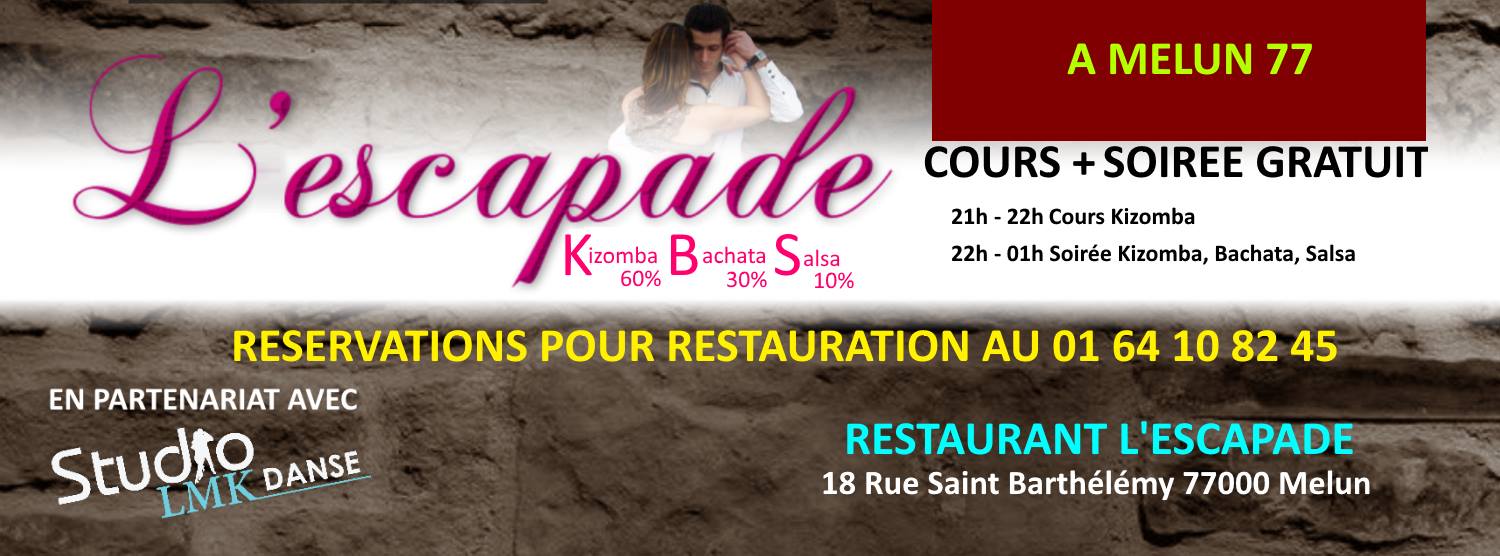 La Dernière De La Saison... Diner - Cours et Soirée KBS à L'escapade Melun