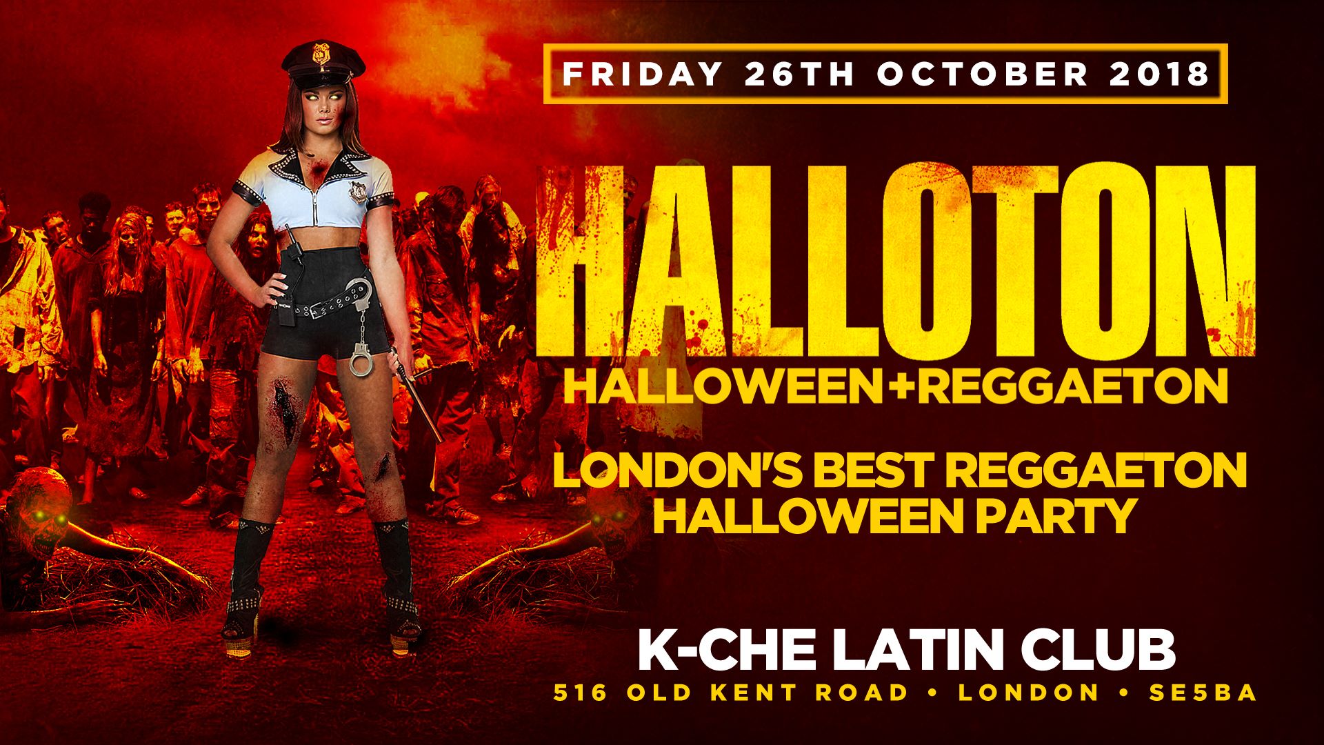 Halloton - Halloween + Reggaeton at KCHE Latin Club - 26 10 18