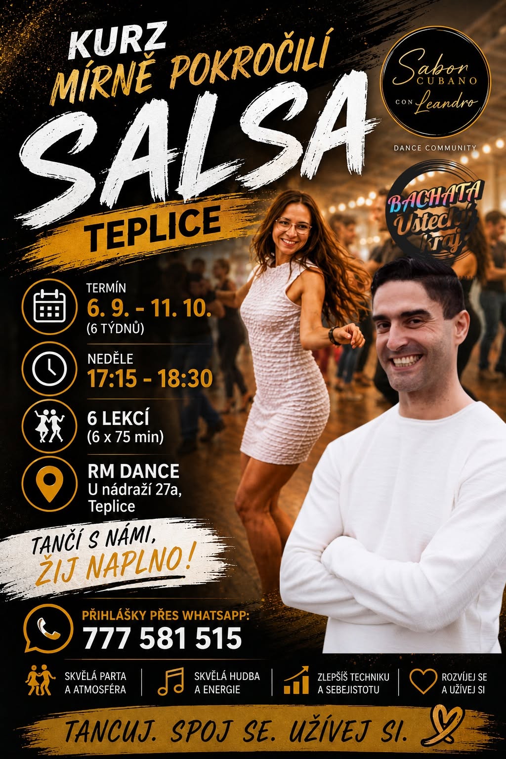 Salsa Teplice - mírně pokročilí
