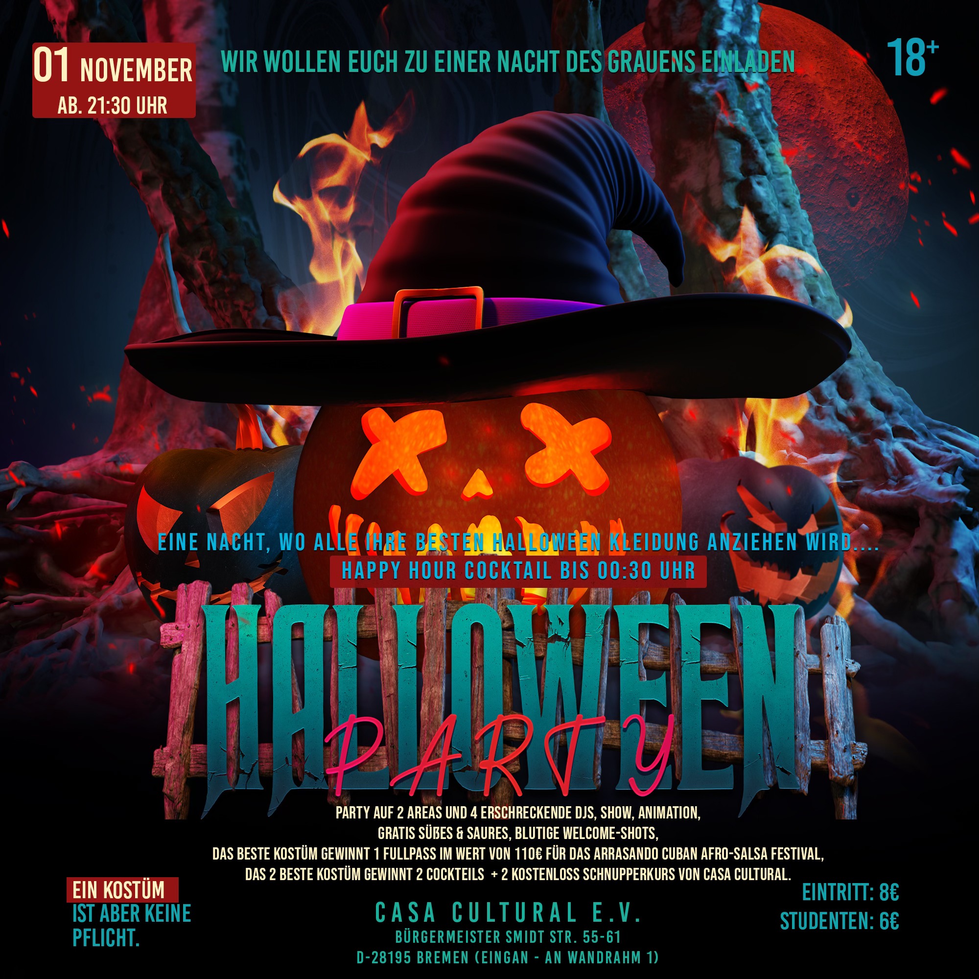 👻✰ ★ 🎃Halloween Latin Party auf 2 Areas🎃★ ✰👻