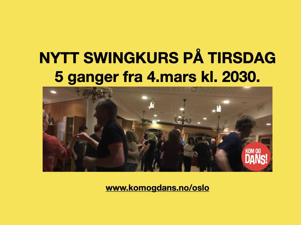 Swing grunnkurs tirsdager (5x)