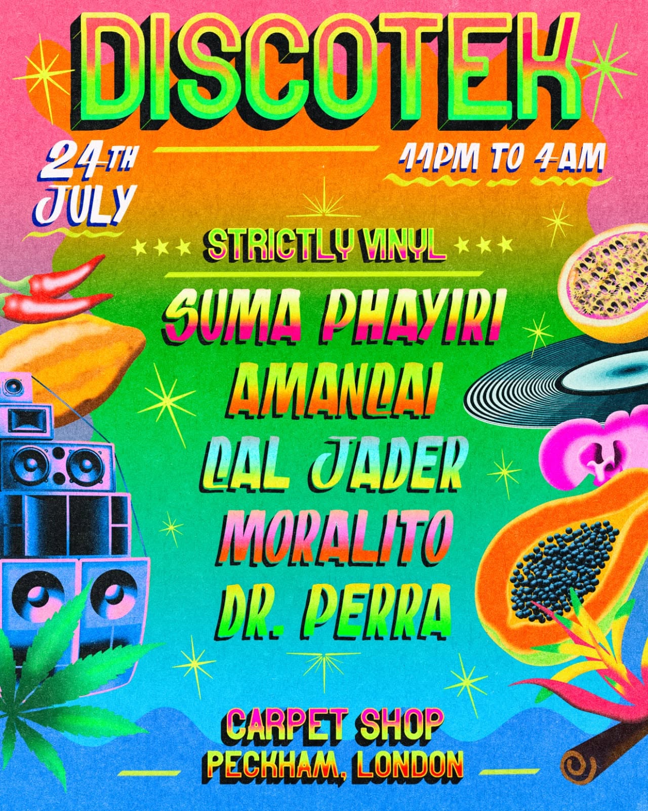 Discotek w Amancai, Moralito, Suma Phayiri, Cal Jader, Dr Perra