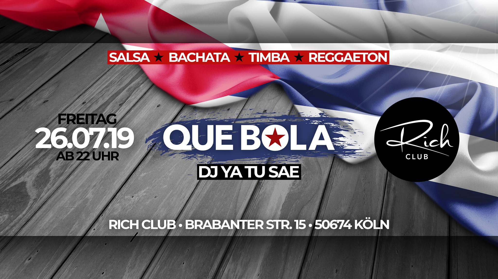Que Bola (21 Uhr WS "Casino Real" mit Aram)