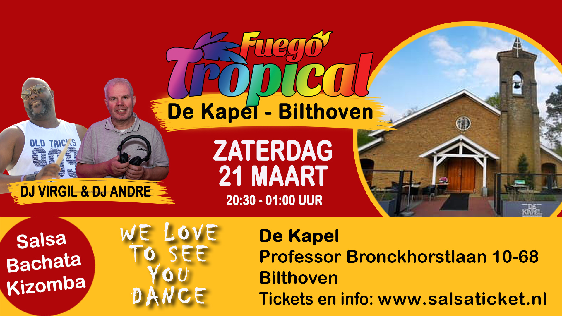 Fuego Tropical in de Kapel - Bilthoven