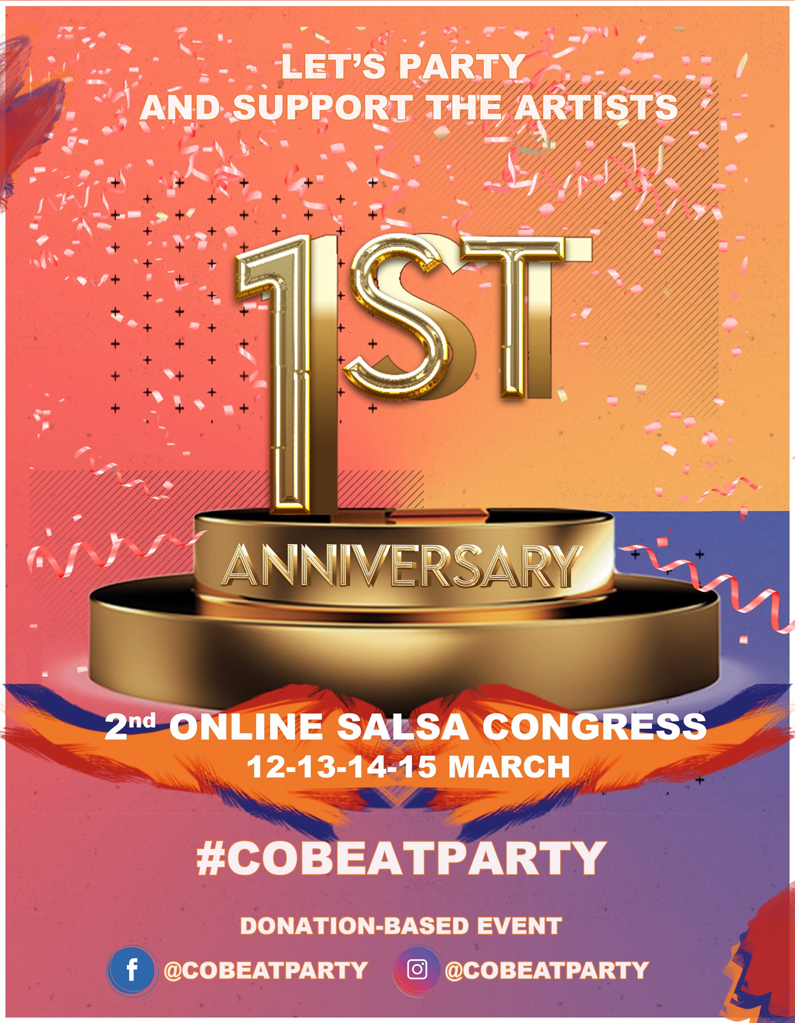 #CoBeatParty 1-Year Anniversary Online Salsa Congress