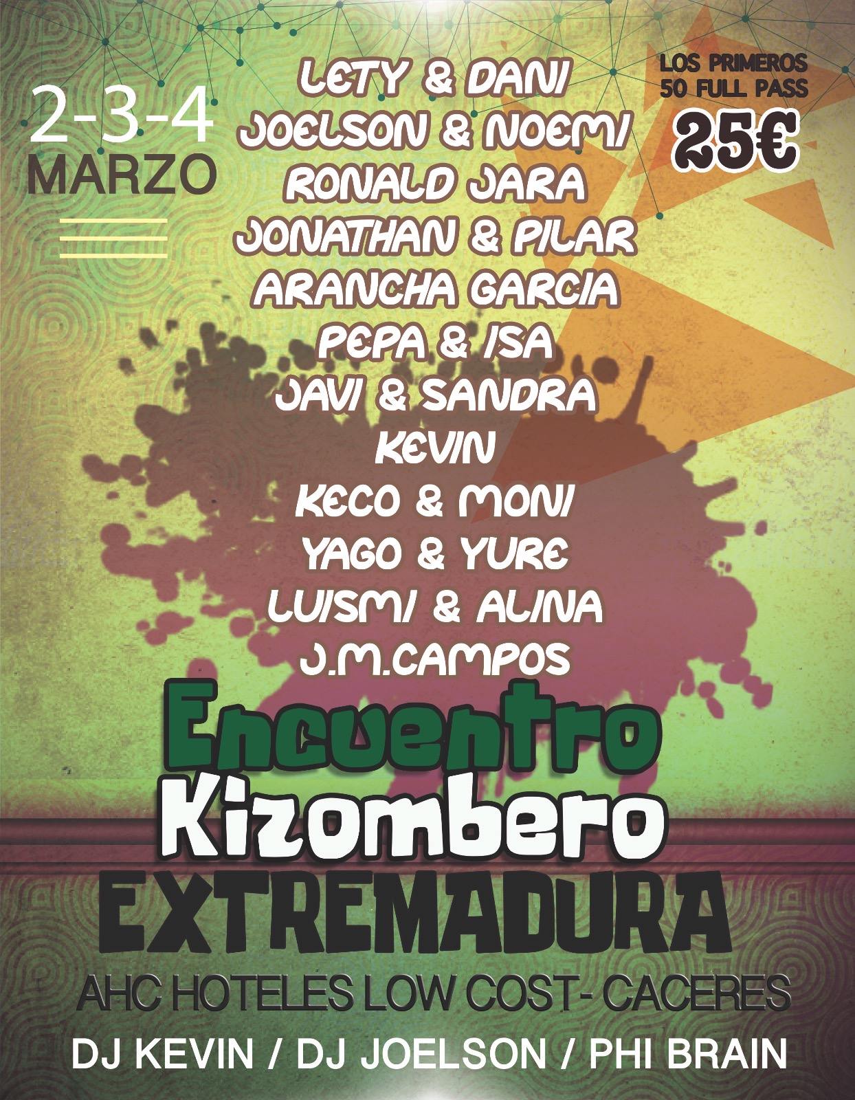 Encuentro Kizombero de Extremadura 2018 (Evento oficial)