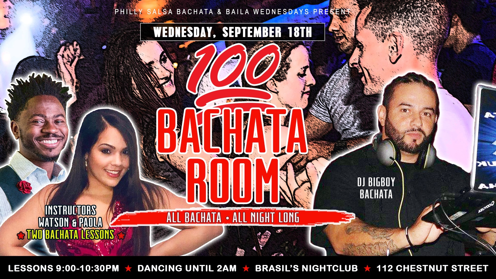 100% Bachata Room @Brasil's