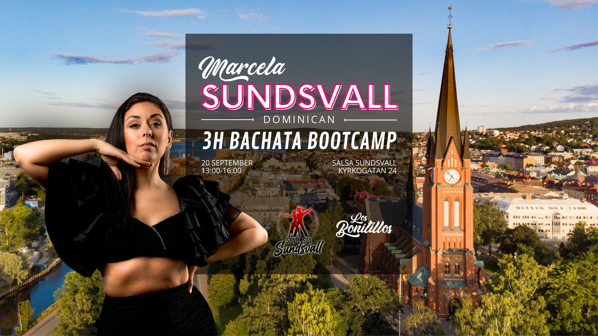 Dominikansk Bachata Bootcamp • Med Marcela från Los Bonitillos 🇩🇴✨