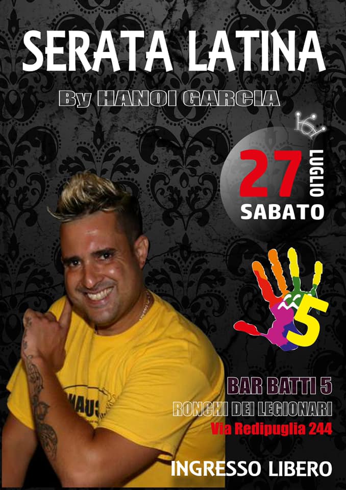SERATA LATINA AL BATTI 5•Sabato 27.7•HanoiGarcia & SoyCubanoNG•