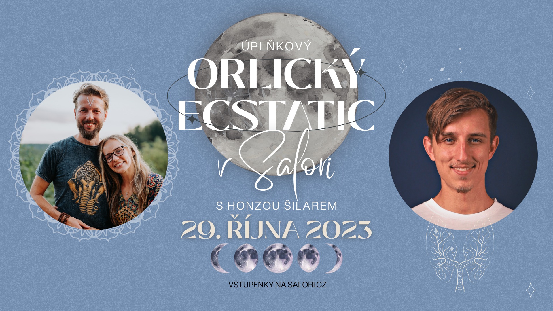 Orlický Ecstatic v Salori s Honzou Šilarem (hudba, tanec, dech, sauny, kakao)
