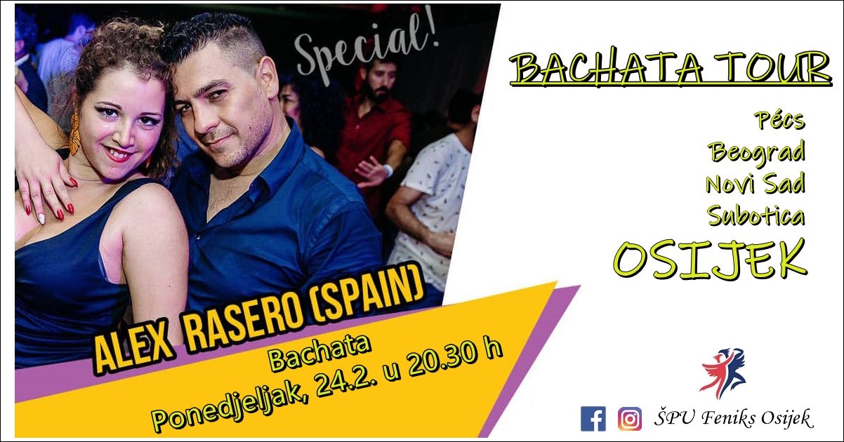 Bachata radionice s Alexom Raserom
