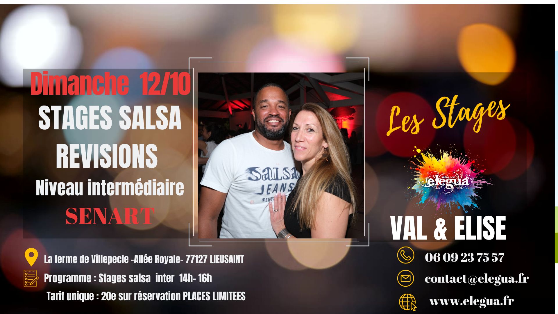Stage de salsa révisions à Sénart