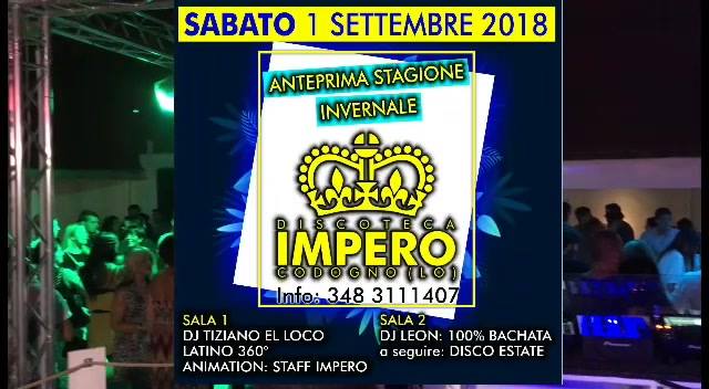 Discoteca Impero _ Disco Festa Reggaetton _ Latino Americano