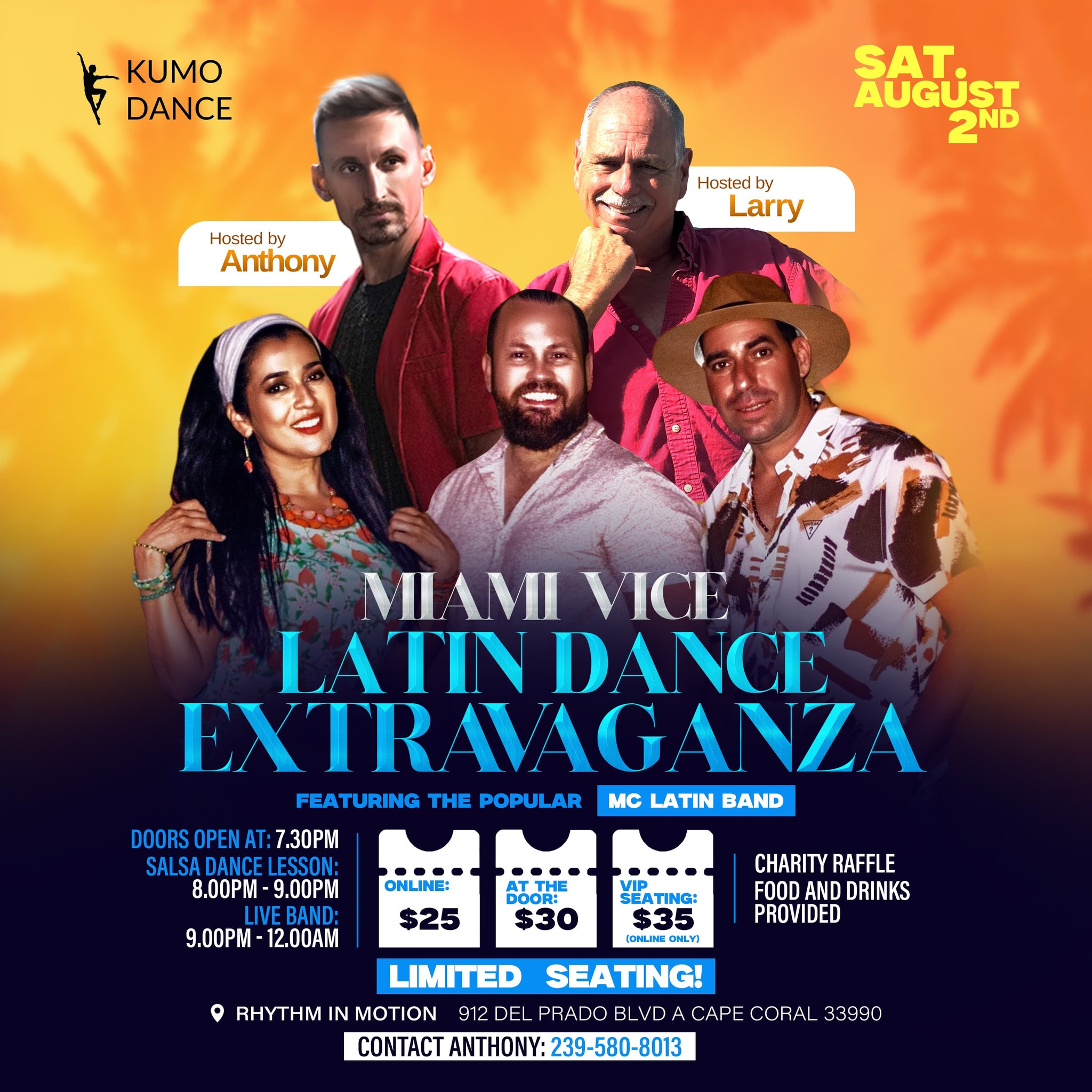 Miami Vice Latin Dance Extravaganza