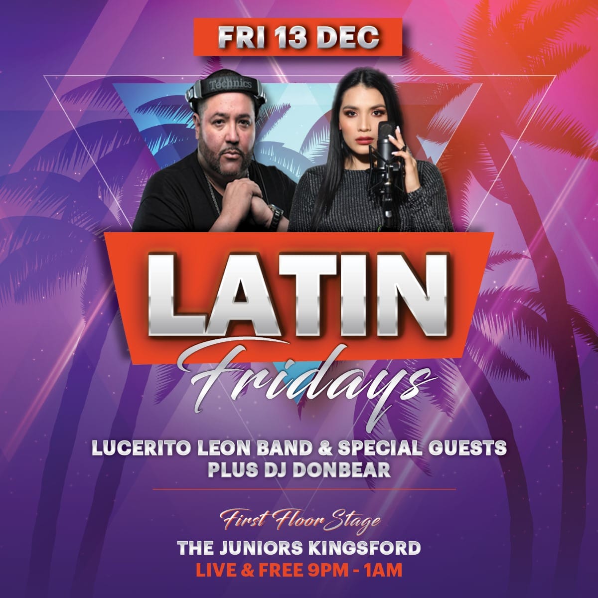 LATIN FRIDAYS @ THE JUNIORS - DECEMBER EDITION
