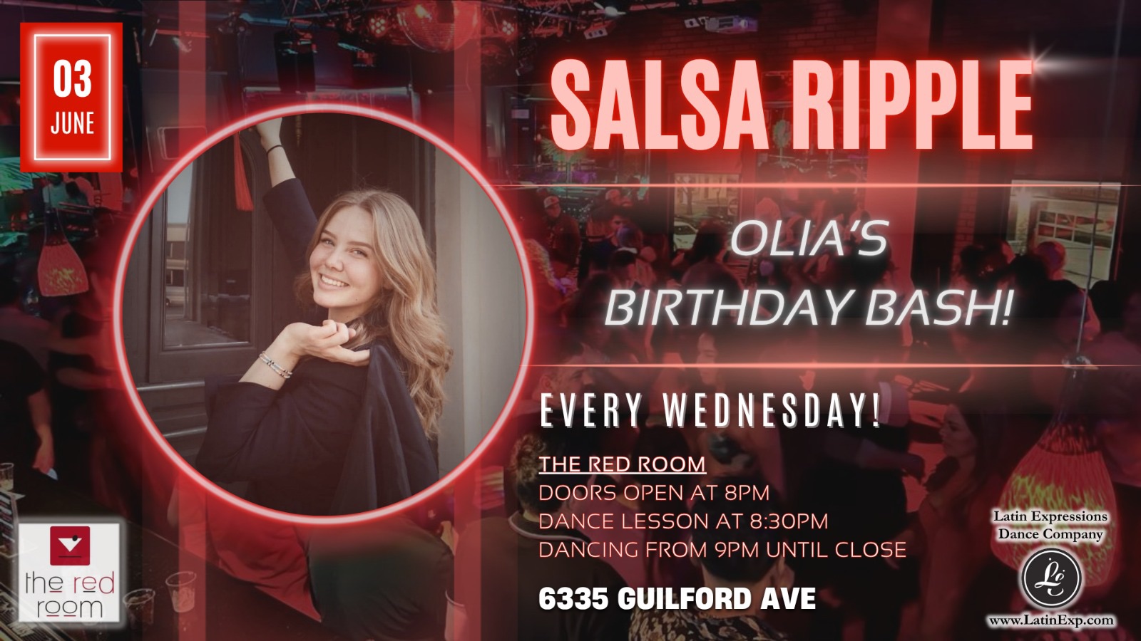 🥳🪩 Salsa Ripple - Olia's Birthday Bash! 🪩🥳