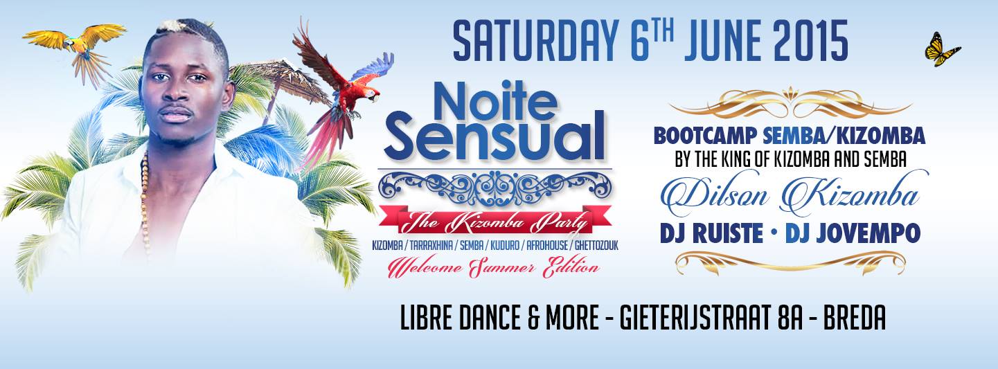 Bootcamp semba & kizomba by dilson kizomba +noite sensual the kizomba party