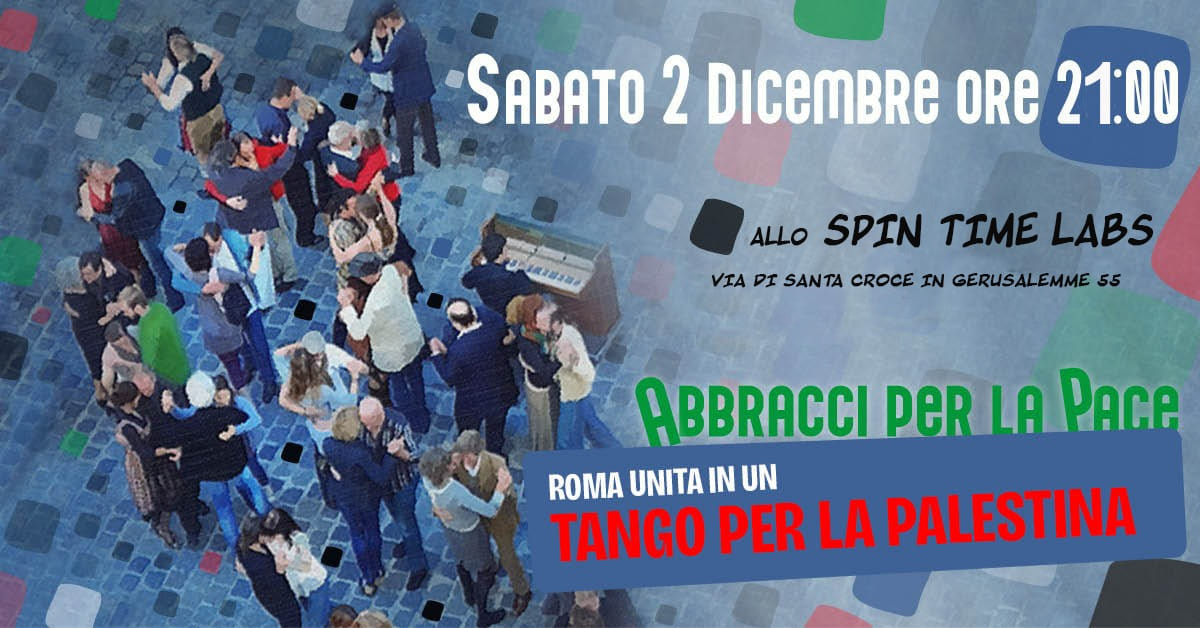 Abbracci per la Pace Milonga di Solidarietà per il popolo palestinese!