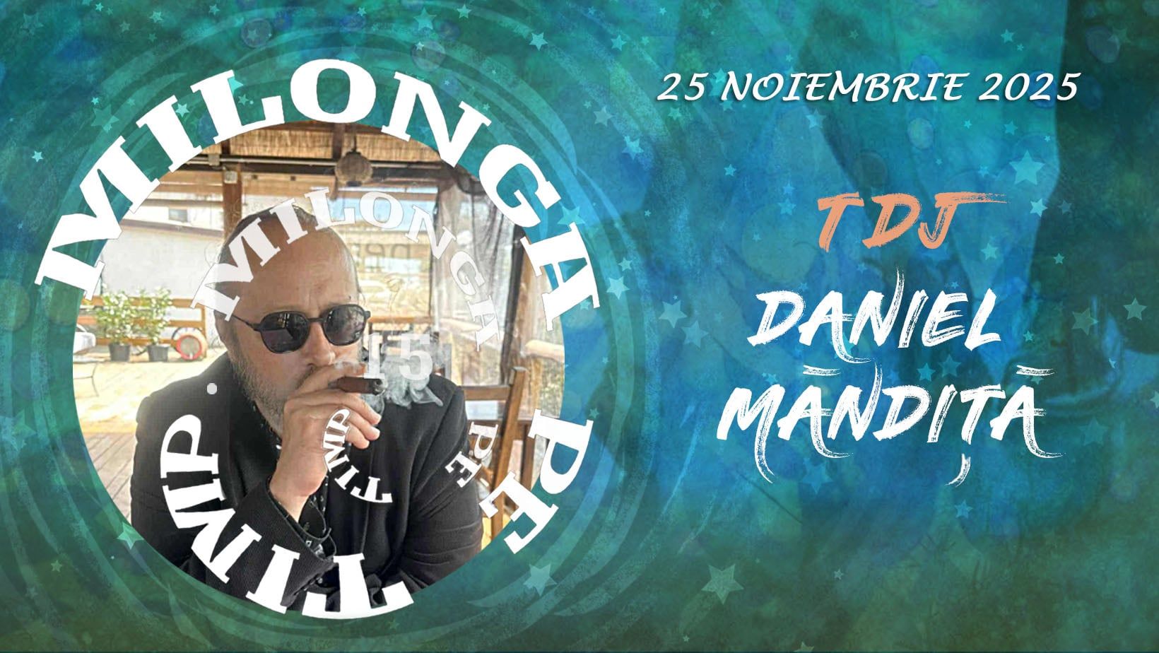 Milonga pe Timp, DJ Daniel MANDITA. Curs( Boleo pentru dansul de pista)-Daniel MANDITA & Amalia ISCU