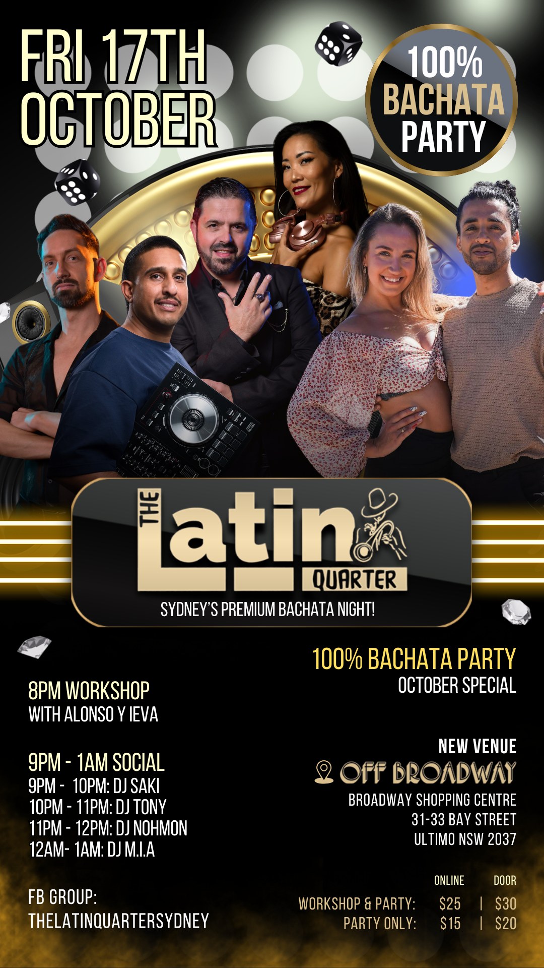 The Latin Quarter 100% Bachata Party - OCT EDITION