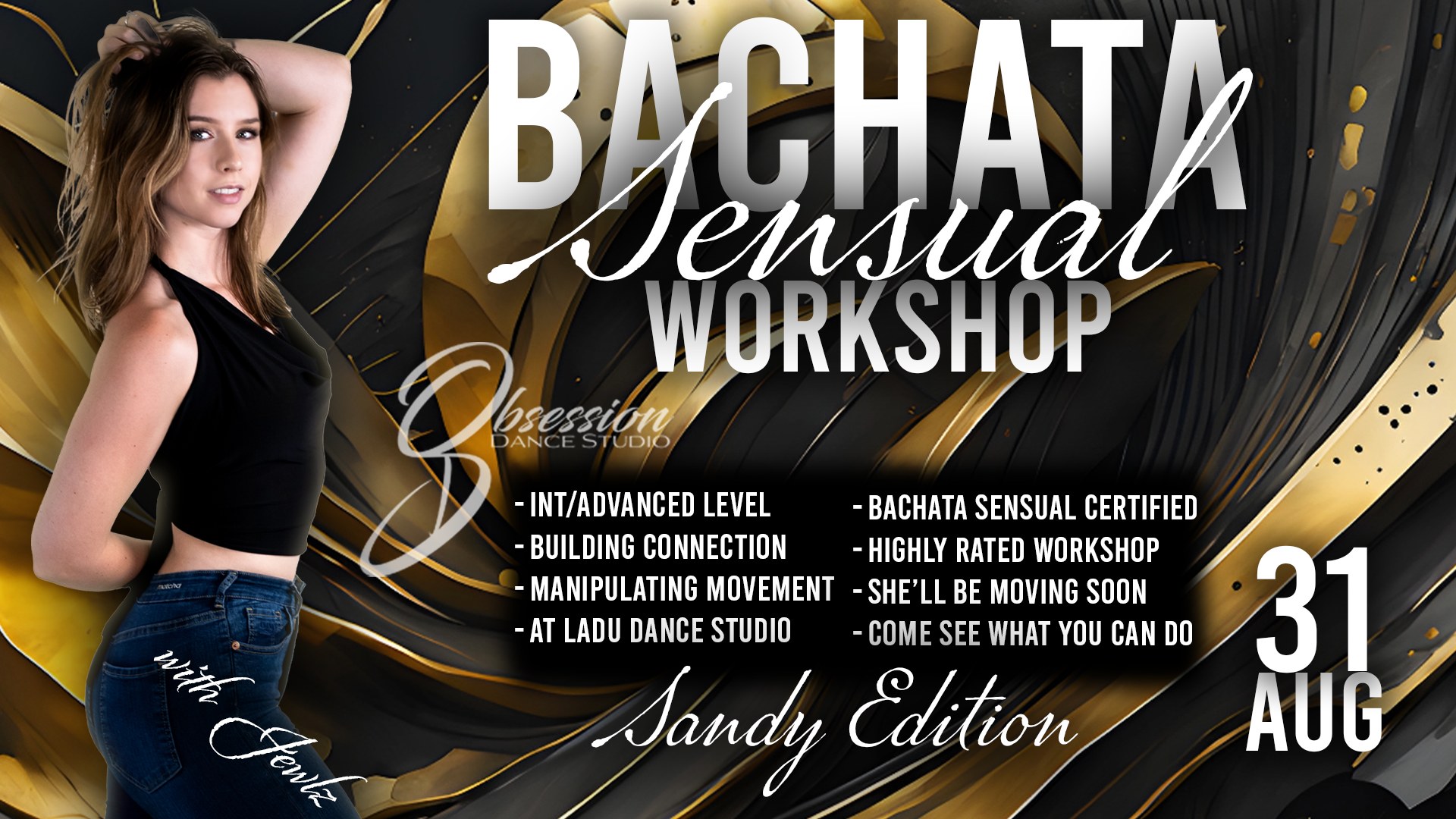 Bachata Sensual Workshop - Sandy Edition!