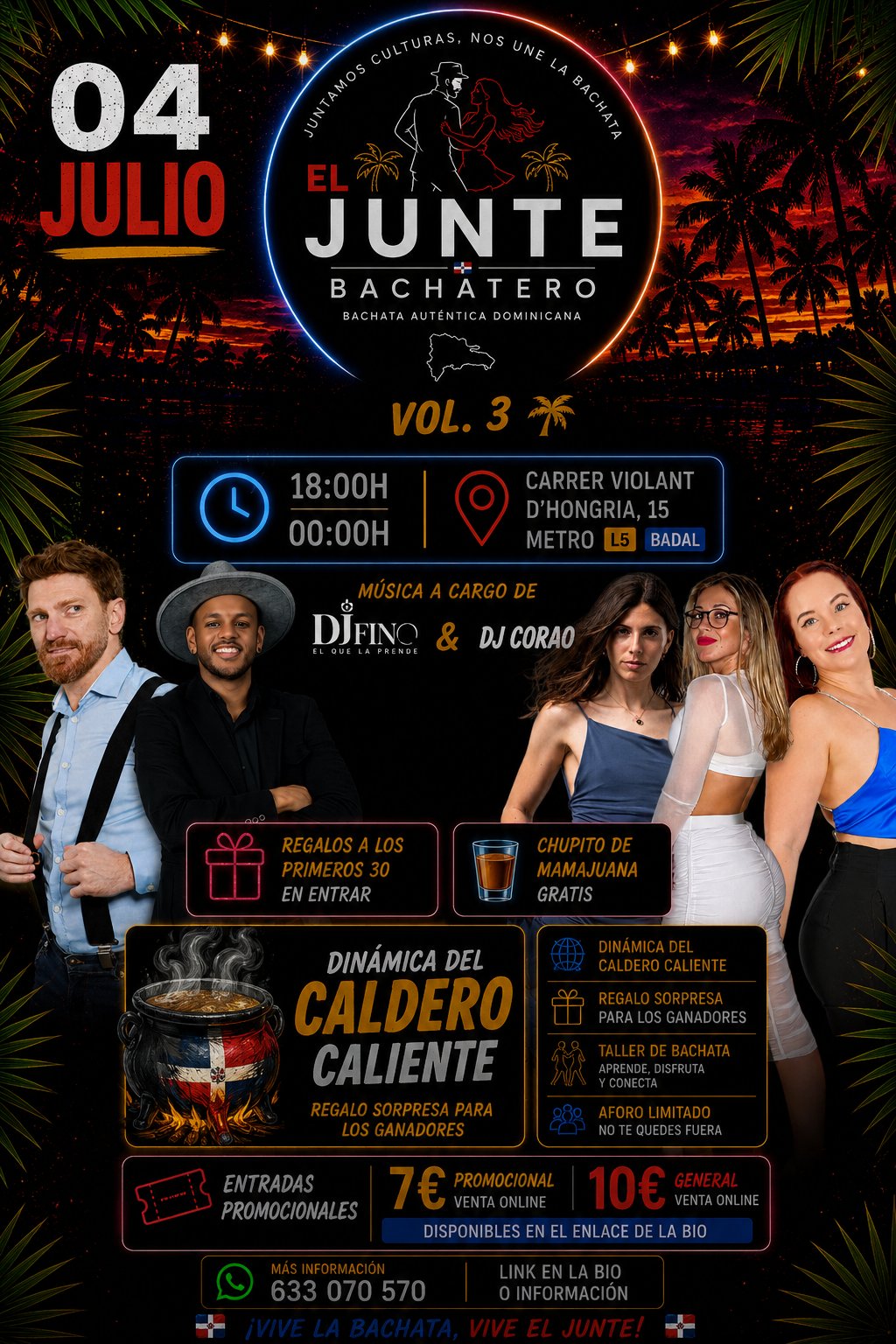 El junte bachatero Vol 3