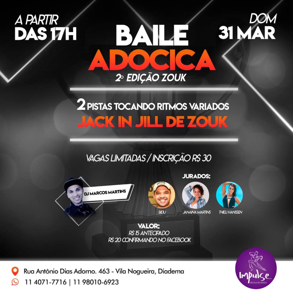 Baile Adocica 2° Edição ZOUK
