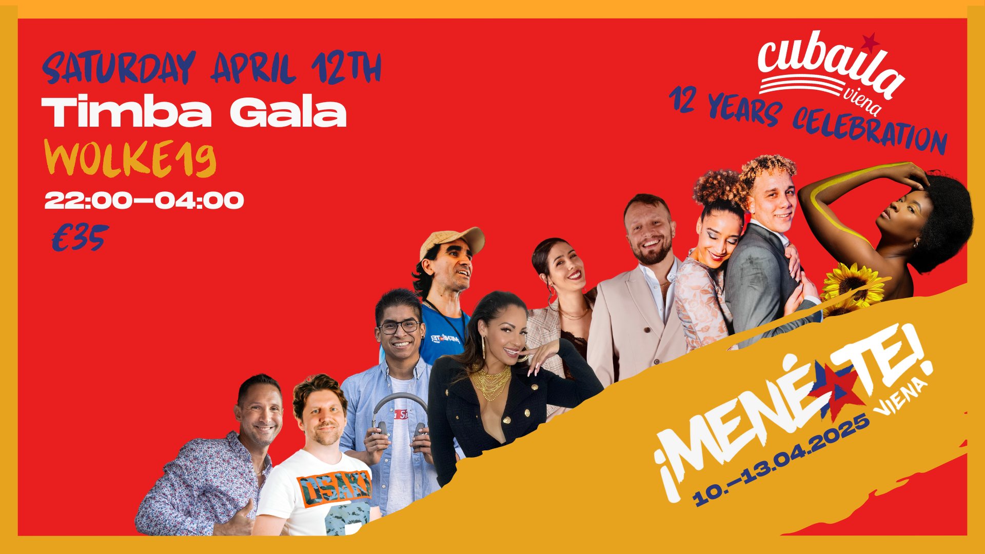TIMBA GALA & 12 years cubaila viena Menéate Viena Festival