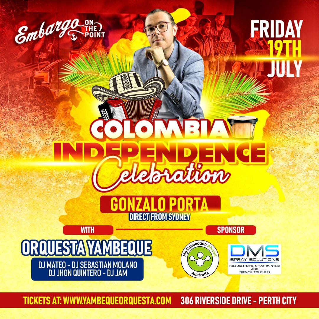 Colombian Independence Party at Embargo Bar Ft. Gonzalo Porta